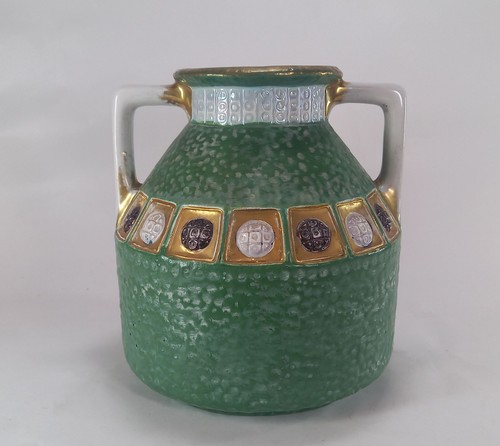 Jugendstil keramik vase - jugendstil,