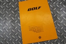 VW Golf 1 GTI CL Prospekt