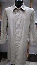 Trench Mantel Baumwollmischung Gebraucht PRANDINA Man Beige Gr. 48 PGS386PI
