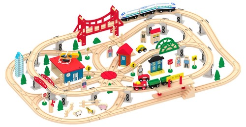 Bayagu holzeisenbahn set - bayagu, für