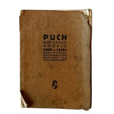 Puch Motorrad 250eR Und 250S4 Beschreibung Instandhaltung 1930