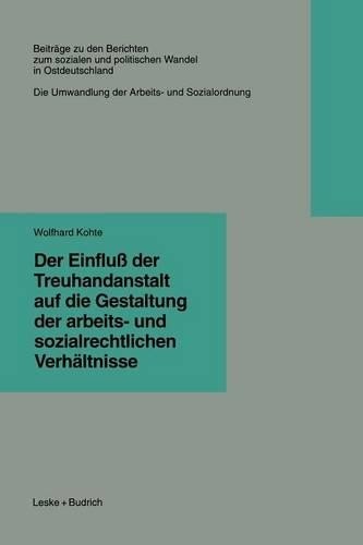 Der einflu treuhandanstalt - der,