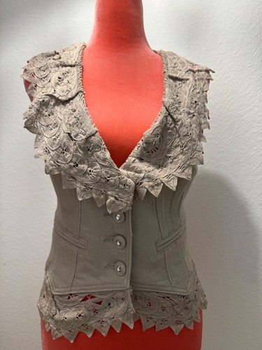 Heine denim weste beige - heine,denim, weste,