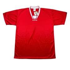 Erima vintage Trikot 90er Gr. L / XL Fussball Shirt 90s rot oldschool Neu TV1