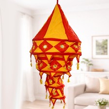 Lampe Hängelampe Stofflampe