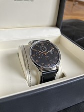 Junghans Attache Power Reserve, Schwarz, Top Zustand, Armbanduhr Automatik, Box