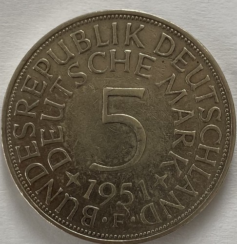 Münze heiermann 1951 - 1951, f