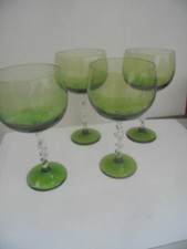 34611 4 Art Deco Weingläser