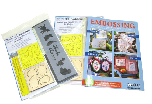 Bastelbuch embossing 2x - +,