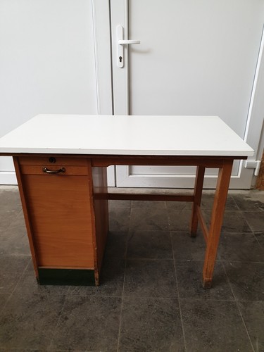 Schreibtisch rolladen 50er - schreibtisch,