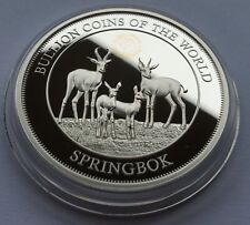 1 UNZE 999 SILBER - SPRINGBOCK / MONACO GRACE KELLY - SILBERMÜNZE - SILBERBARREN