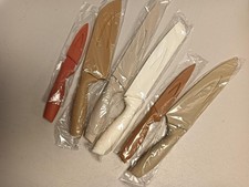 Küchenmesser Set 6-teilig, Edelstahl Messer Set mit Schutzhülle, 6 Scharfes Mess