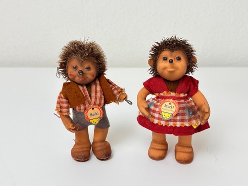 Steiff mucki macki igel paar - mucki, &
