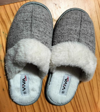 Damen Hausschuhe flauschig