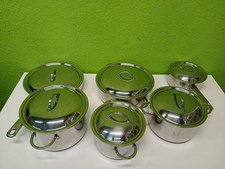 Cristal Spring Töpfe Pfannen Set mit Deckel Made in Switzerland, 12 Teile