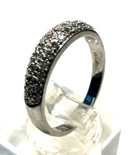 585 Gold 14 K Weißgold Ring