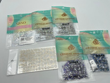 Set Premium Nailart Strass Steine Glitzer Bilder Aufgkleber Nageldesign Neu