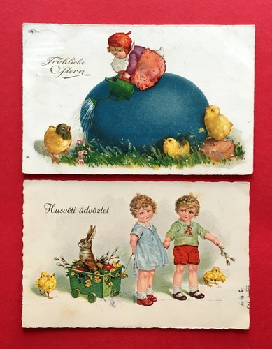 Glückwunsch ak ostern - x,