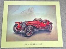 Kunstblatt Oldtimer ALFA ROMEO