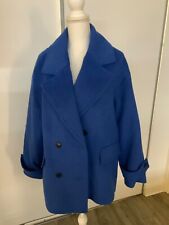 C+A Caban Jacke Mantel royalblau  Gr.44  neu mit Etikett