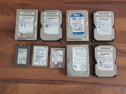 Festplatten hdd konvolut - festplatten,