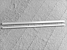 IKEA KVARTAL Ersatzteile Set Laufleiste & Beschwerung 60 cm Silber