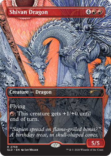 Mtg shivan dragon - -,