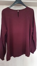 Street one  Bluse gr. 40 Trendfarbe Bordaux  neu