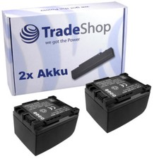 2x AKKU für Canon Legria HF S-100 S200 HF S10 HD Info Chip