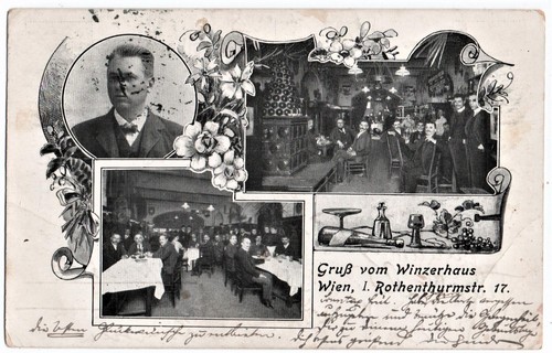 Alte litho wien gruss vom - litho-ak,