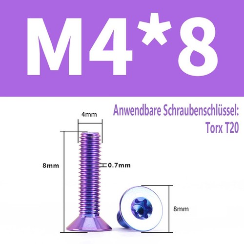 Titanschrauben m6 - titanschrauben, m4