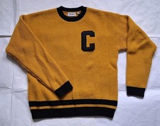 Carhartt WIP Pembroke PULLOVER SWEATER • Gr. M • Gold Black • 80% Lammwolle 