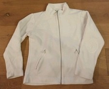 FLEECEJACKE WESTE Gr. 164 von FUNBOARD weiß Mädchen Fleece