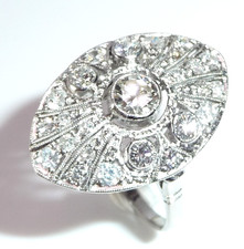 Ring Platin 1.20ct. Diamanten
