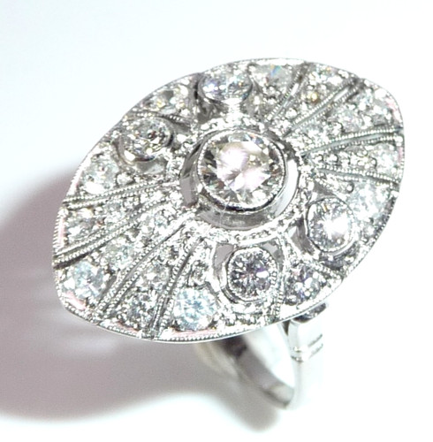 Ring platin 20ct - ring, 1.20ct.
