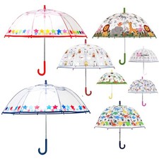 Kinder Kuppel Regenschirm Jungen Mädchen Brolly Schule Kinderzimmer Dinosaurier Schmetterling Bing