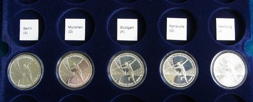 Silbergedenkmünzen - 10€,