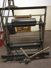 Zeichentisch Architekten antik höhenverstellbar ohne Zeichenplatte Stahlgestell