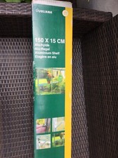 Juliana Gewächshaus Zubehör Aluregal 15 x 150 cm schwarz