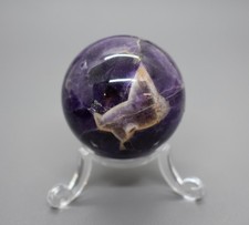 CHEVRON-AMETHYST KUGEL ⌀ 43 mm/ 109 Gramm geschliffen mit Ständer+1A Qualität #2