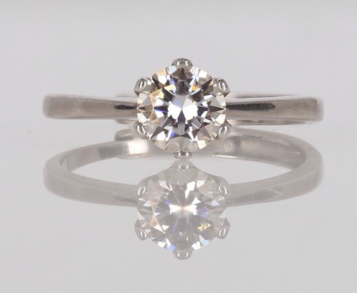Karat solitär ring - 1, im