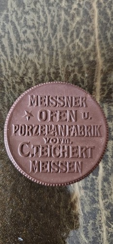 Medaille teichert meissen - medaille, c.teichert