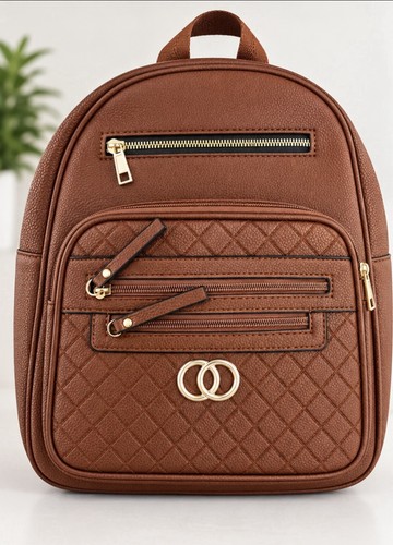 Damen rucksack braun cognac - rucksack,