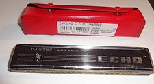 HOHNER Mundharmonika C ECHO TREMOLO - in Origina Etui - sehr guter Zustand