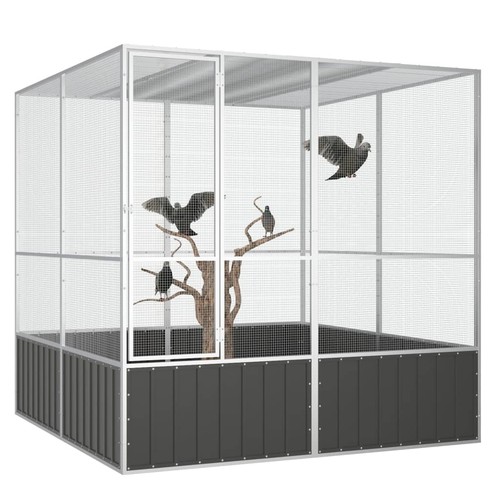 Vogelkäfig verzinkter stahl - vogelkäfig,