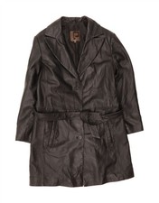 VINTAGE Damen Ledermantel IT