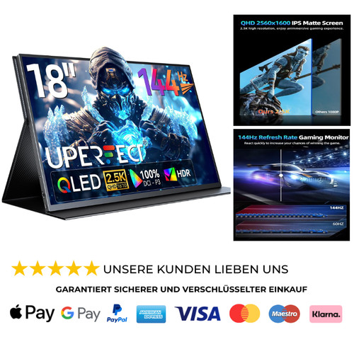 Qled portable monitor zoll - portable,