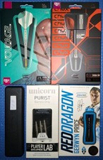 Darts Steeldarts Sammlung 5er Set 21g und 22g Target RedDragon Unicorn XQ-Max