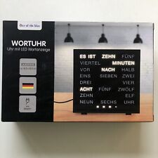 WORTUHR Uhr mit LED Wortanzeige