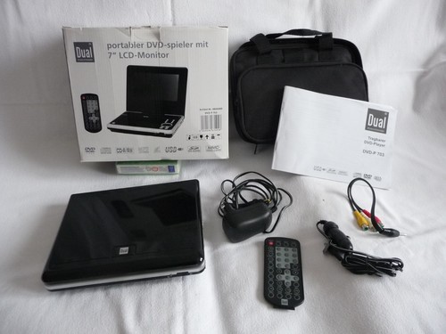 Kleiner tragbarer dvd player - tragbarer, dvd-player